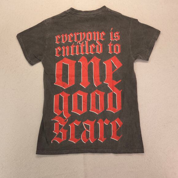 Halloween Movie Short Sleeve Casual Crew Neck Graphic T Shirt Mens Size S Gray - Picture 9 of 9